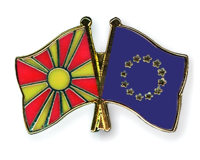 Fahnen Pins Mazedonien Europa