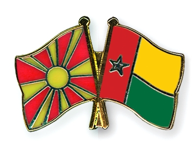 Fahnen Pins Mazedonien Guinea-Bissau