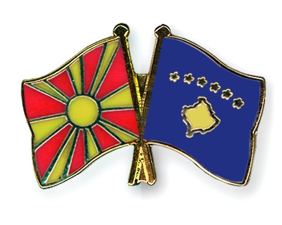 Fahnen Pins Mazedonien Kosovo