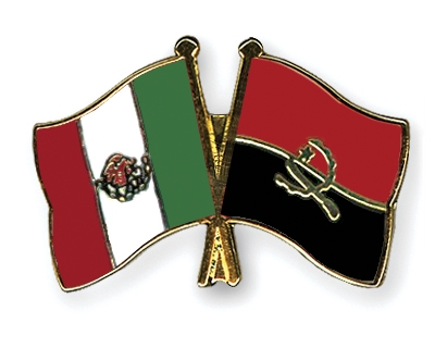 Fahnen Pins Mexiko Angola