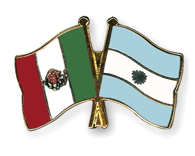 Fahnen Pins Mexiko Argentinien