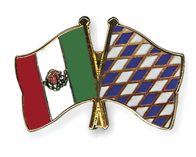 Fahnen Pins Mexiko Bayern