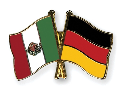 Fahnen Pins Mexiko Deutschland