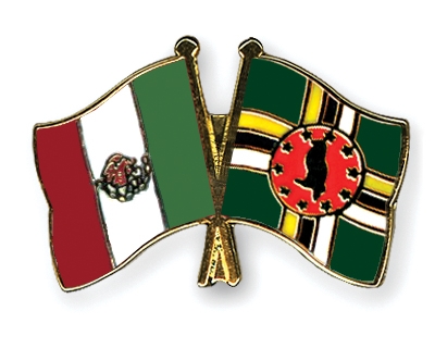 Fahnen Pins Mexiko Dominica