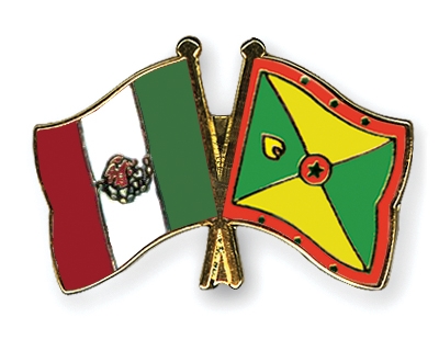 Fahnen Pins Mexiko Grenada