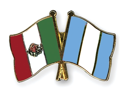 Fahnen Pins Mexiko Guatemala