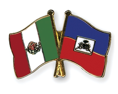 Fahnen Pins Mexiko Haiti