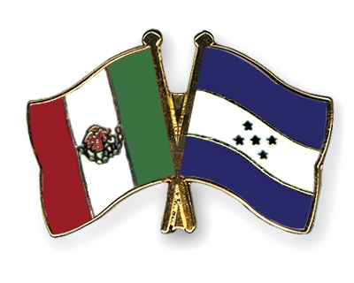 Fahnen Pins Mexiko Honduras