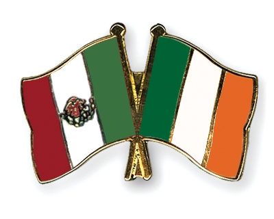 Fahnen Pins Mexiko Irland