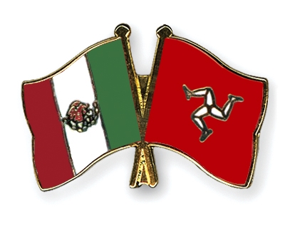 Fahnen Pins Mexiko Isle-of-Man