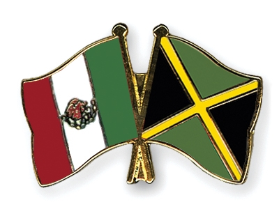 Fahnen Pins Mexiko Jamaika