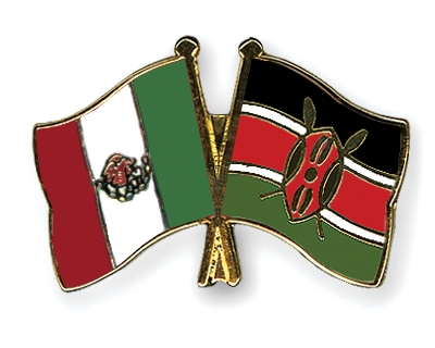 Fahnen Pins Mexiko Kenia