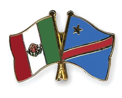 Fahnen Pins Mexiko Kongo-Demokratische-Republik