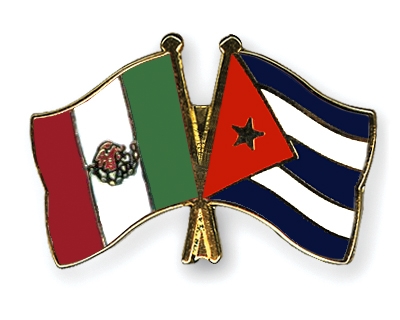 Fahnen Pins Mexiko Kuba
