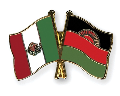 Fahnen Pins Mexiko Malawi