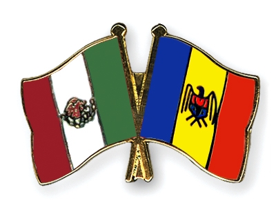 Fahnen Pins Mexiko Moldau