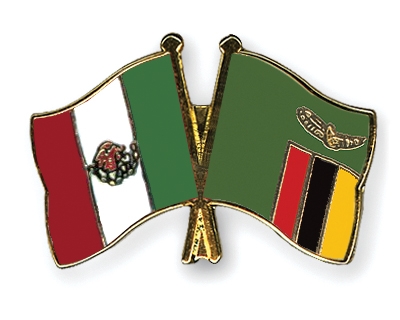 Fahnen Pins Mexiko Sambia