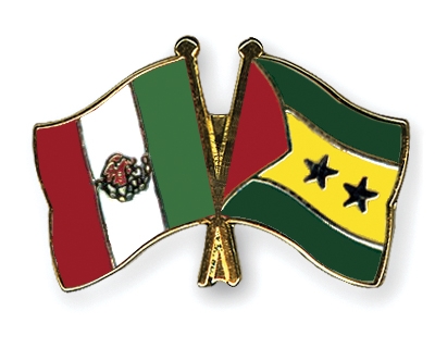 Fahnen Pins Mexiko Sao-Tome-und-Principe