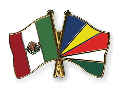 Fahnen Pins Mexiko Seychellen