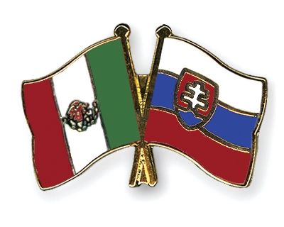 Fahnen Pins Mexiko Slowakei