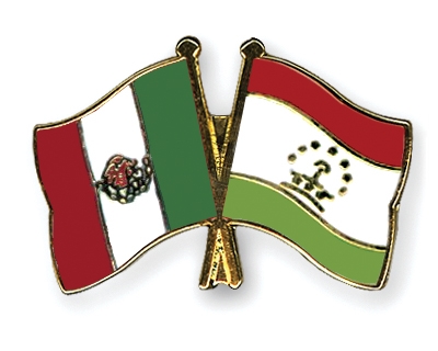Fahnen Pins Mexiko Tadschikistan