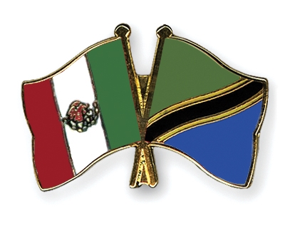 Fahnen Pins Mexiko Tansania