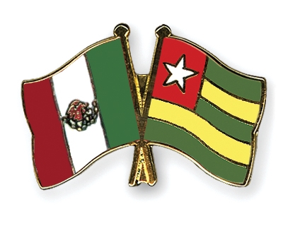 Fahnen Pins Mexiko Togo