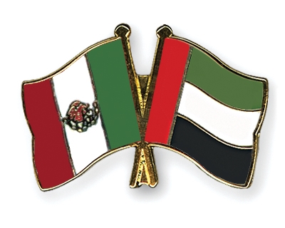 Fahnen Pins Mexiko Ver-Arab-Emirate