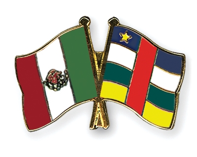 Fahnen Pins Mexiko Zentralafrikanische-Republik