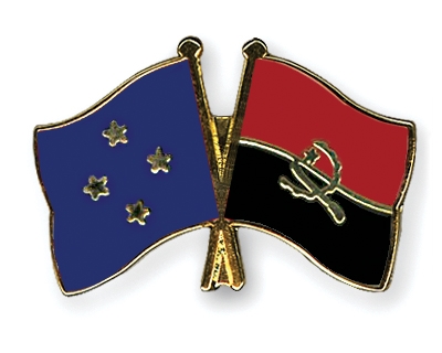 Fahnen Pins Mikronesien Angola