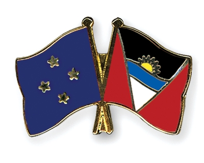 Fahnen Pins Mikronesien Antigua-und-Barbuda