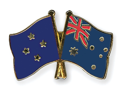 Fahnen Pins Mikronesien Australien