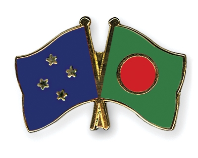 Fahnen Pins Mikronesien Bangladesch