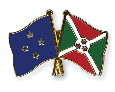 Fahnen Pins Mikronesien Burundi