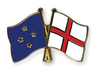 Fahnen Pins Mikronesien England