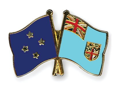 Fahnen Pins Mikronesien Fidschi