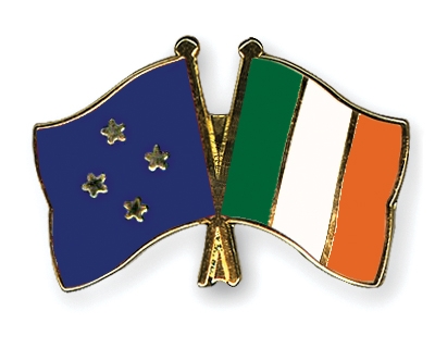 Fahnen Pins Mikronesien Irland