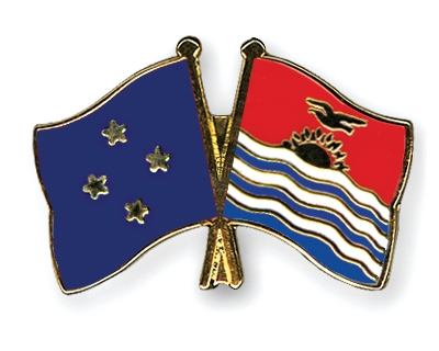 Fahnen Pins Mikronesien Kiribati