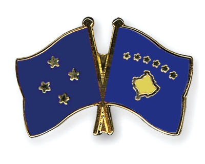 Fahnen Pins Mikronesien Kosovo
