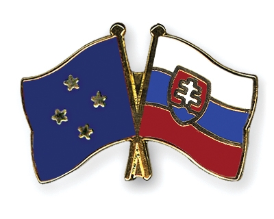 Fahnen Pins Mikronesien Slowakei