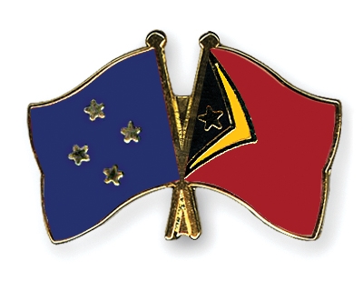 Fahnen Pins Mikronesien Timor-Leste