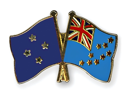 Fahnen Pins Mikronesien Tuvalu