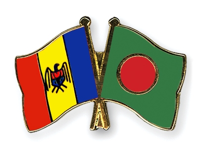 Fahnen Pins Moldau Bangladesch