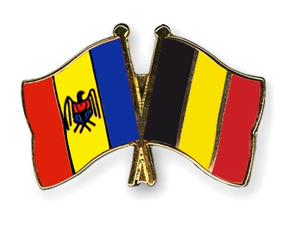 Fahnen Pins Moldau Belgien