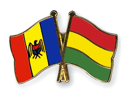 Fahnen Pins Moldau Bolivien