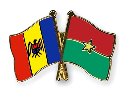 Fahnen Pins Moldau Burkina-Faso