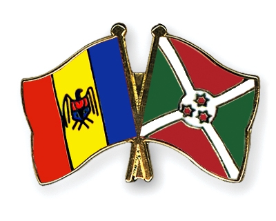Fahnen Pins Moldau Burundi