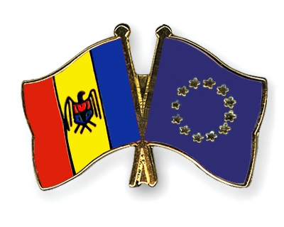 Fahnen Pins Moldau Europa
