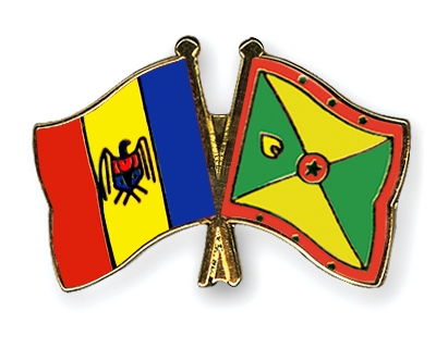 Fahnen Pins Moldau Grenada