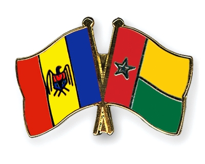 Fahnen Pins Moldau Guinea-Bissau